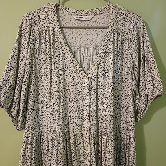 Sonoma Dresses & Skirts - Sonoma Tiered Floral Midi-Dress